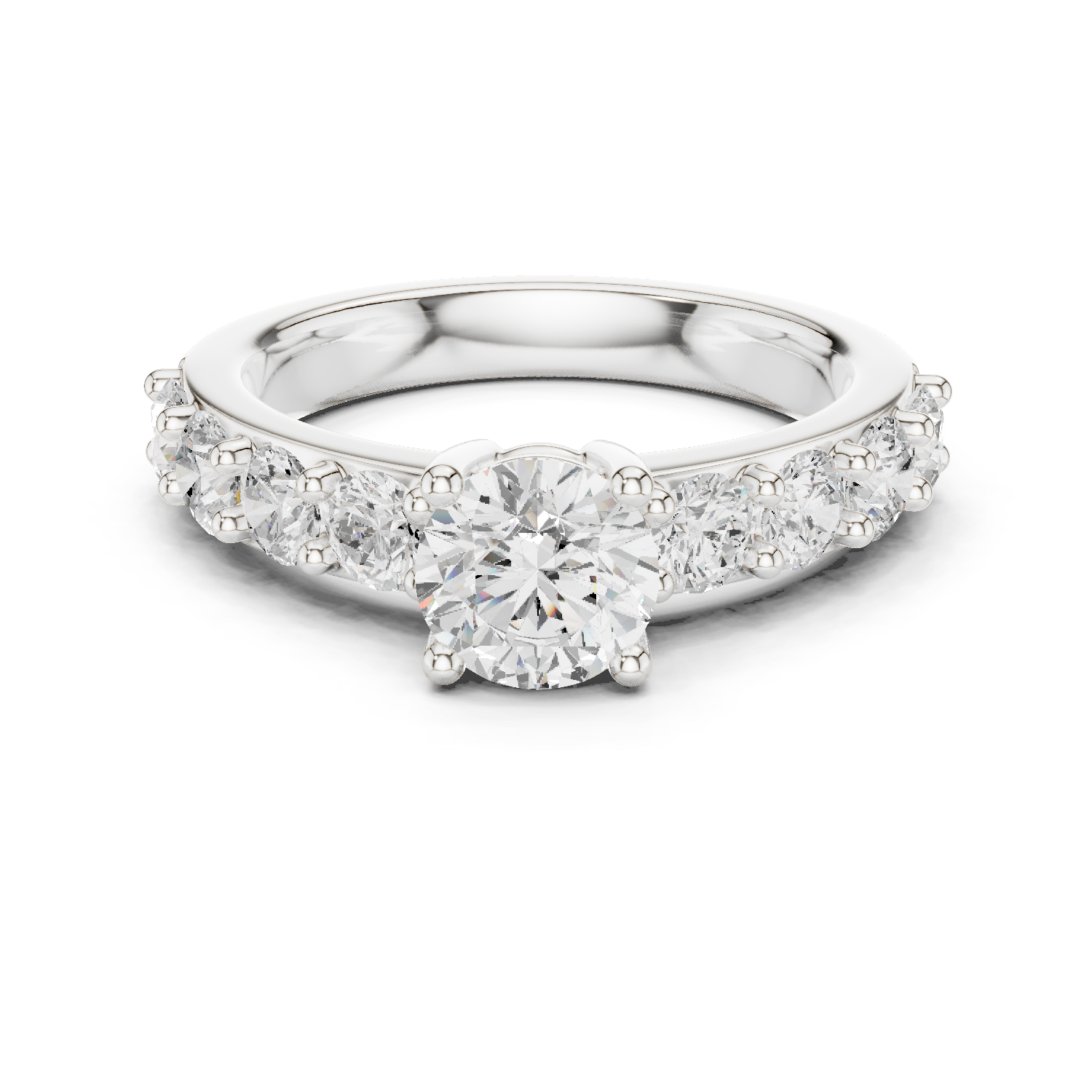 Gold Ring DDLR-655, White Gold