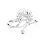 Gold Ring 1 (116), White Gold, view 4