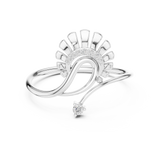Gold Ring 1 (116), White Gold, view 4