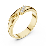 Gold Ring SBMR(19), Yellow Gold, view 2