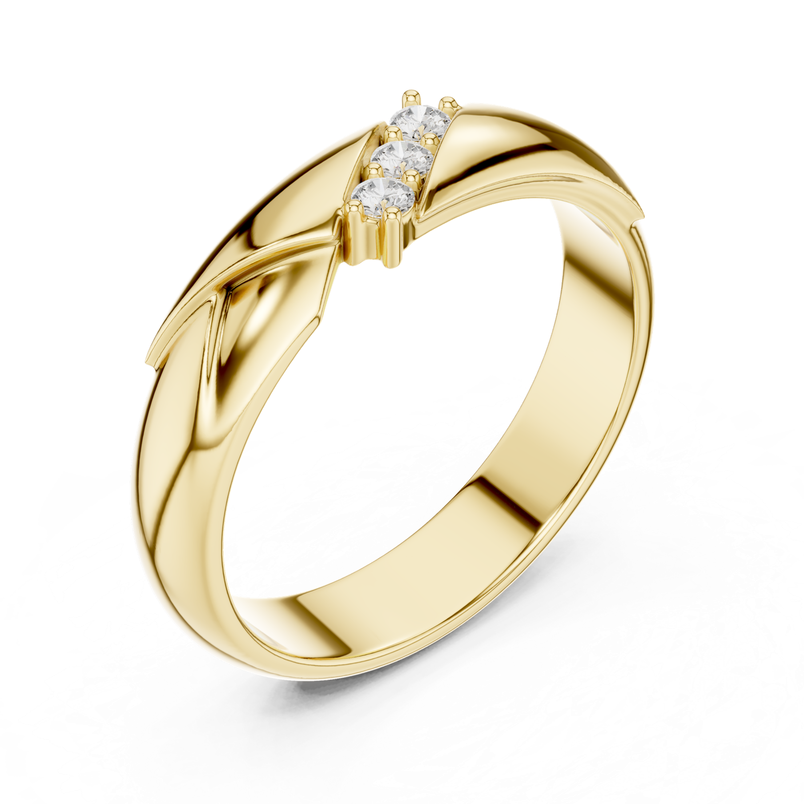 Gold Ring SBMR(19), Yellow Gold, view 2