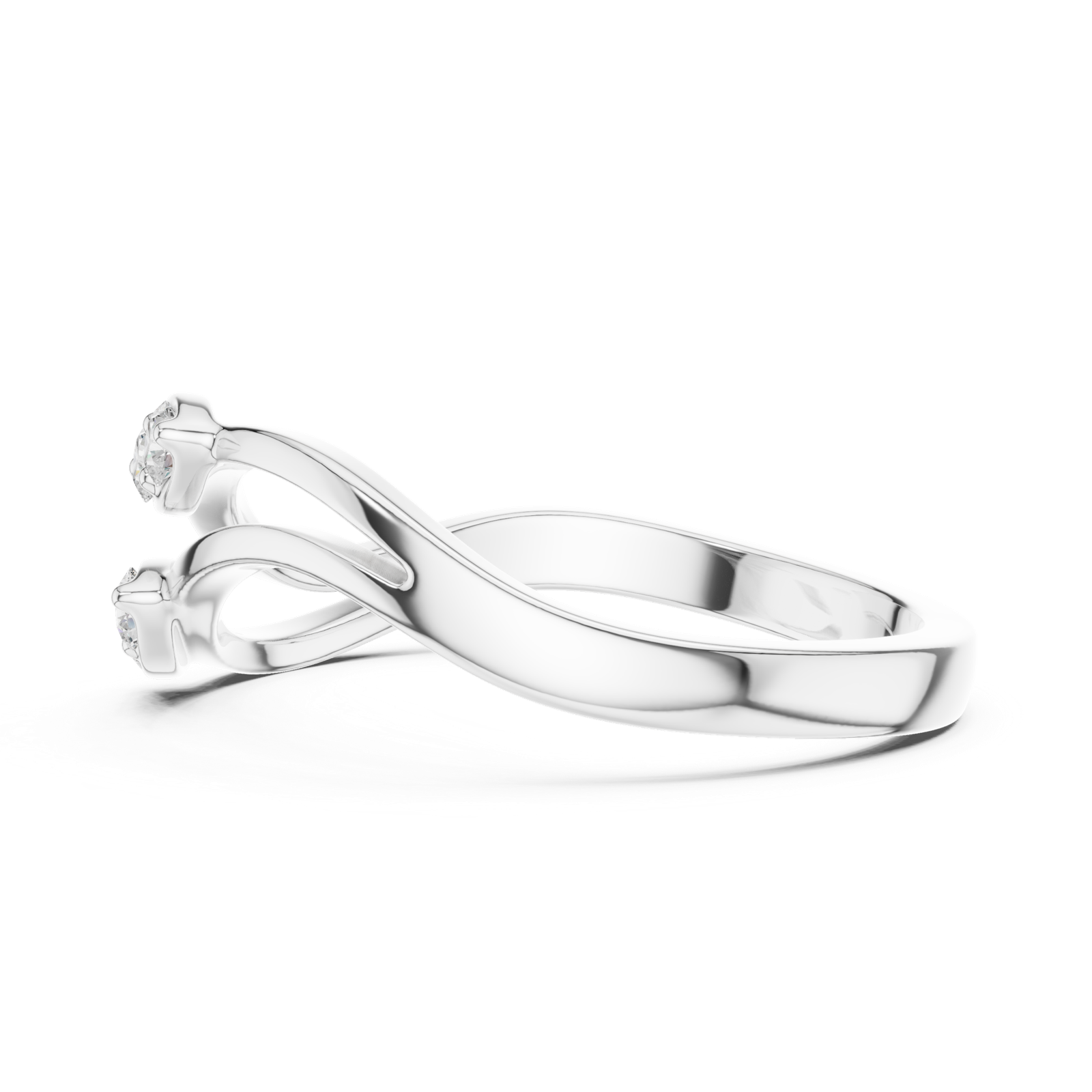 Gold Ring SBWR(4), White Gold, view 3
