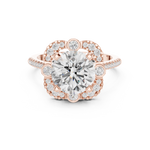 Gold Ring DDLR-331, Rose Gold, view 4