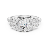 Gold Ring DDLR-1052, White Gold, view 4