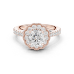 Gold Ring DDLR-665, Rose Gold