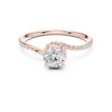Gold Ring LR-0341, Rose Gold