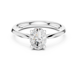 Gold Ring DDLR-573, White Gold, view 4