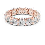 Gold Ring DDLR-690, Rose Gold, view 4