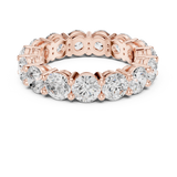 Gold Ring DDLR-690, Rose Gold, view 4