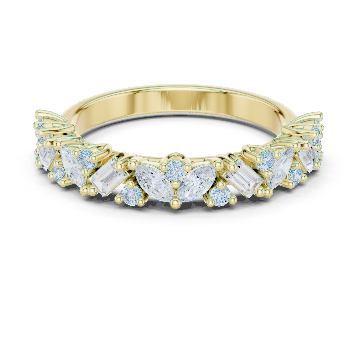 Gold Ring DDLR-318, Yellow Gold