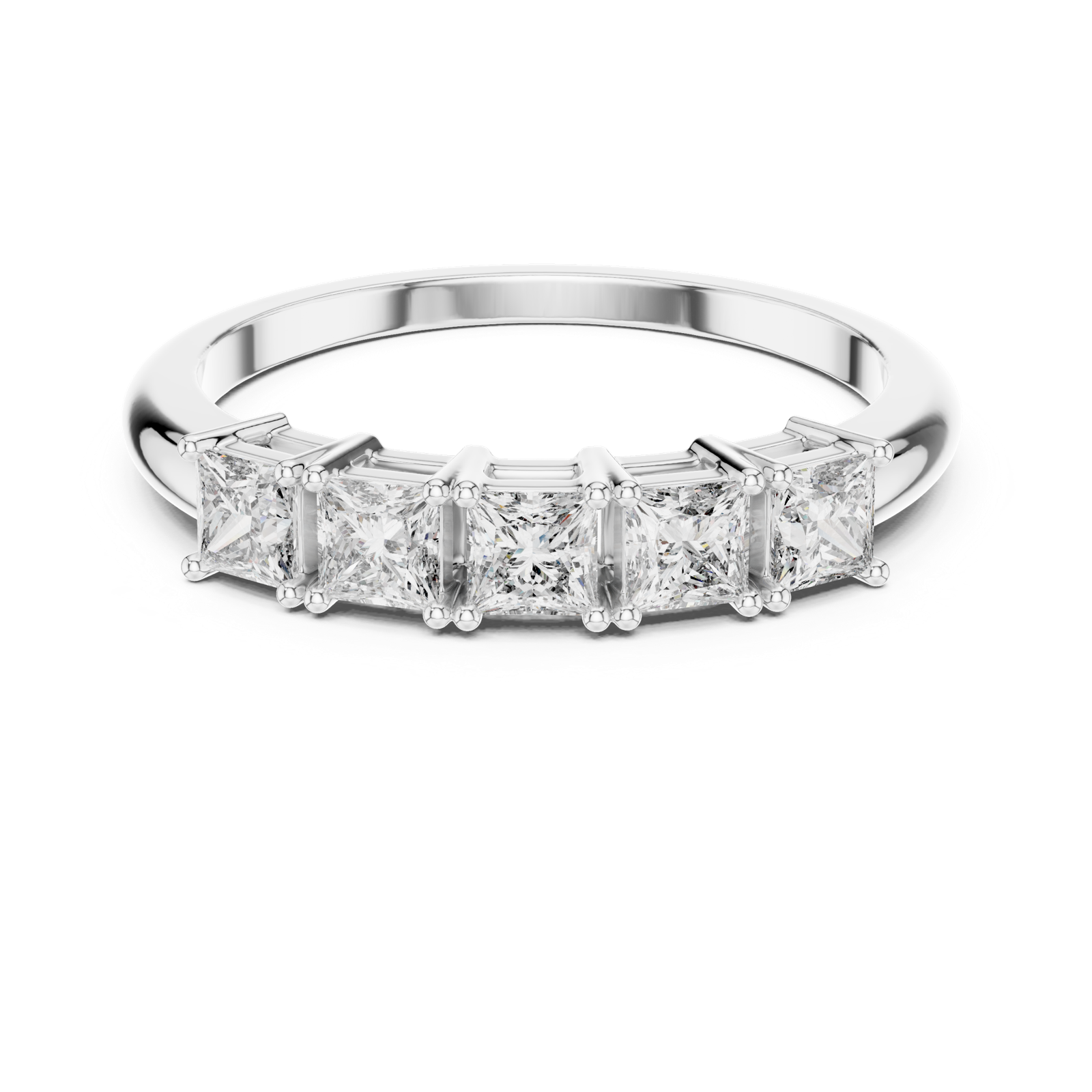 Gold Ring L03-1175, White Gold, view 4