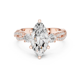 Gold Ring DDLR-1035, Rose Gold