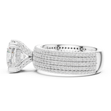 Gold Ring DDLR-1021, White Gold, view 3