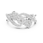 Gold Ring 19-120021L, White Gold, view 4
