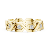 Gold Ring L22-R6, Yellow Gold, view 3