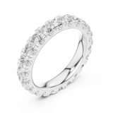 Gold Ring DDLR-608, White Gold, view 2