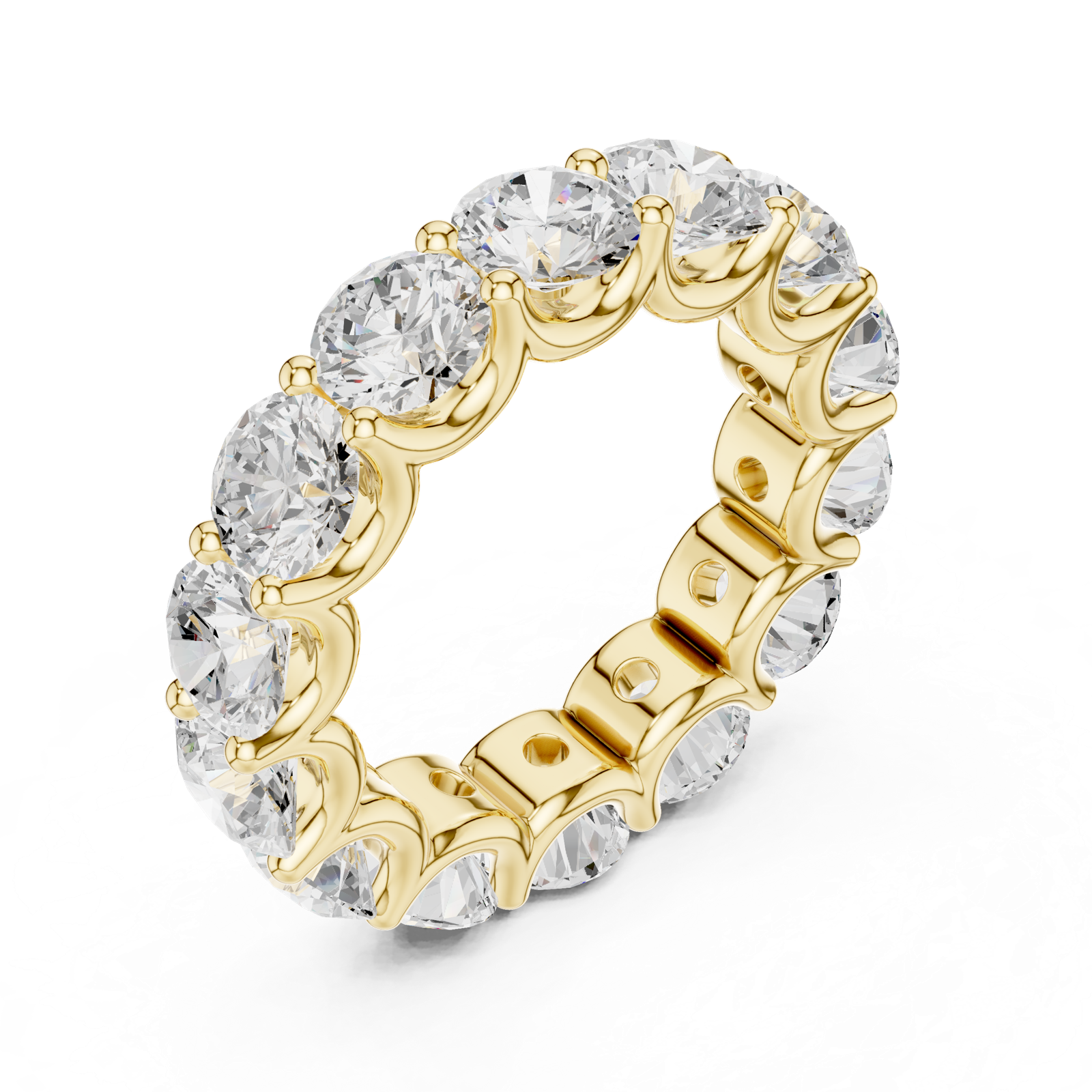 Gold Ring DDLR-662, Yellow Gold, view 2