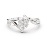 Gold Ring DDLR-826, White Gold