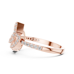 Gold Ring LR-01 (74), Rose Gold, view 3