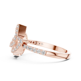 Gold Ring LR-01 (74), Rose Gold, view 3