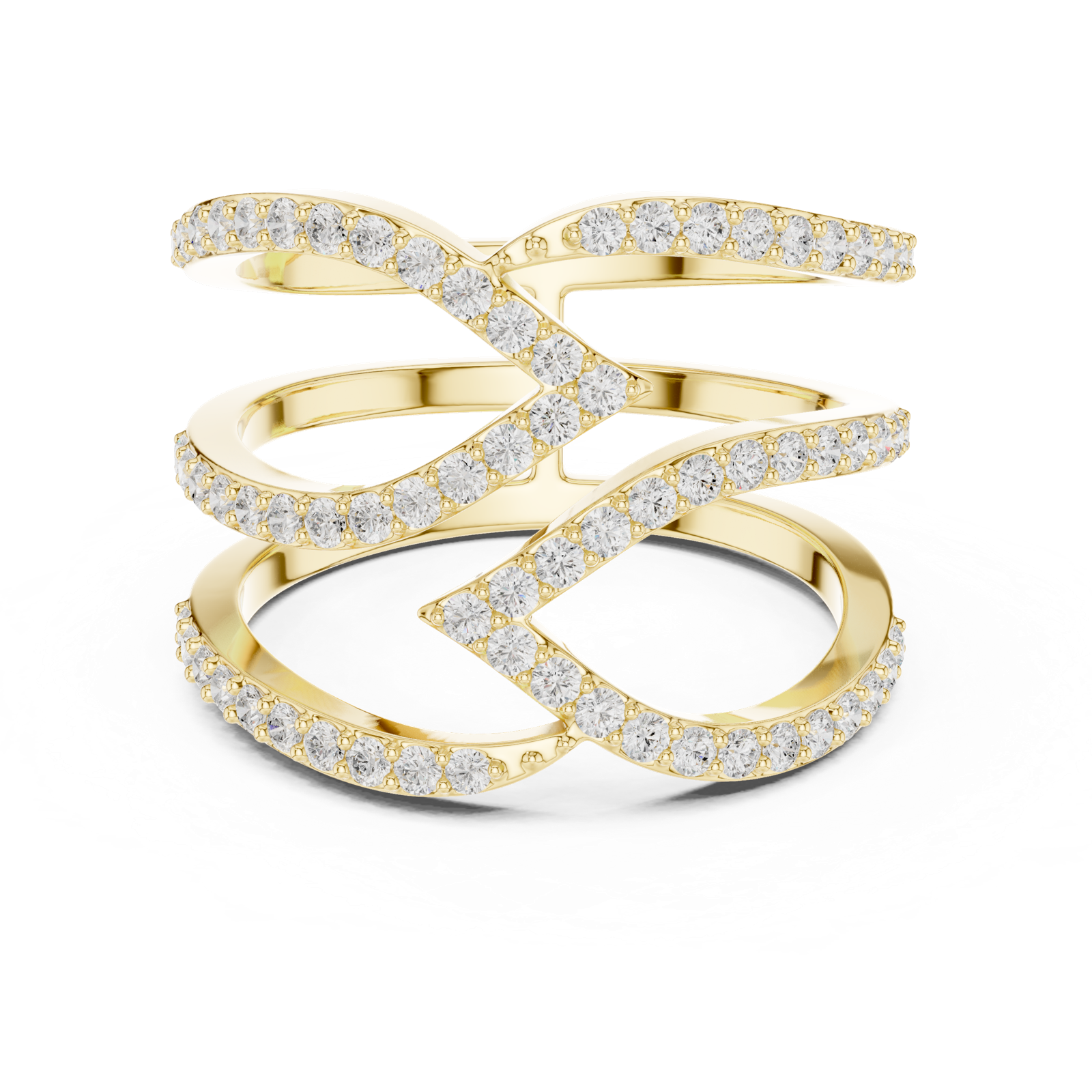 Gold Ring SBWR(34), Yellow Gold, view 4