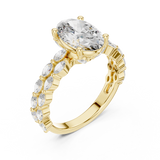 Gold Ring DDLR-064, Yellow Gold, view 2