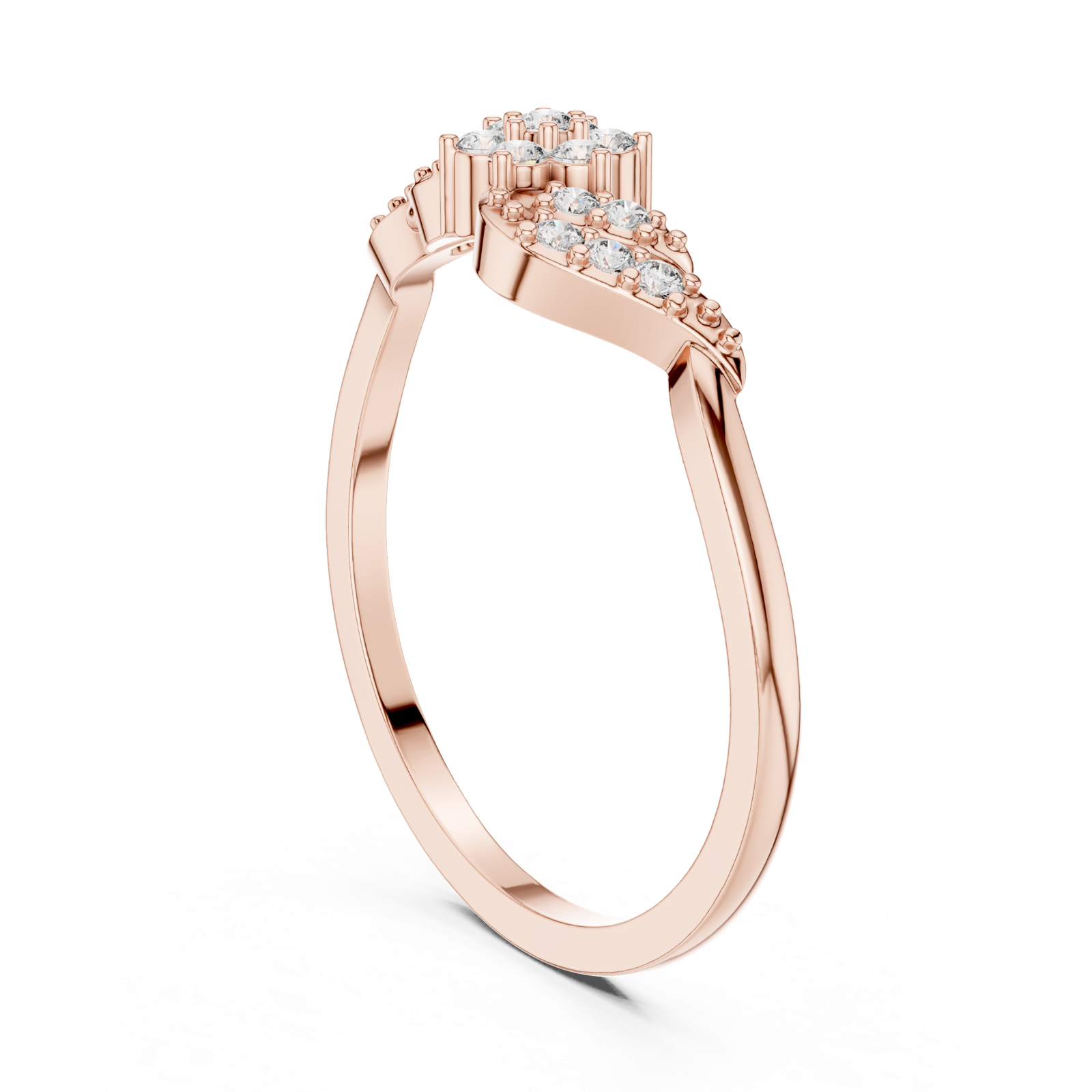 Gold Ring DR-6275, Rose Gold