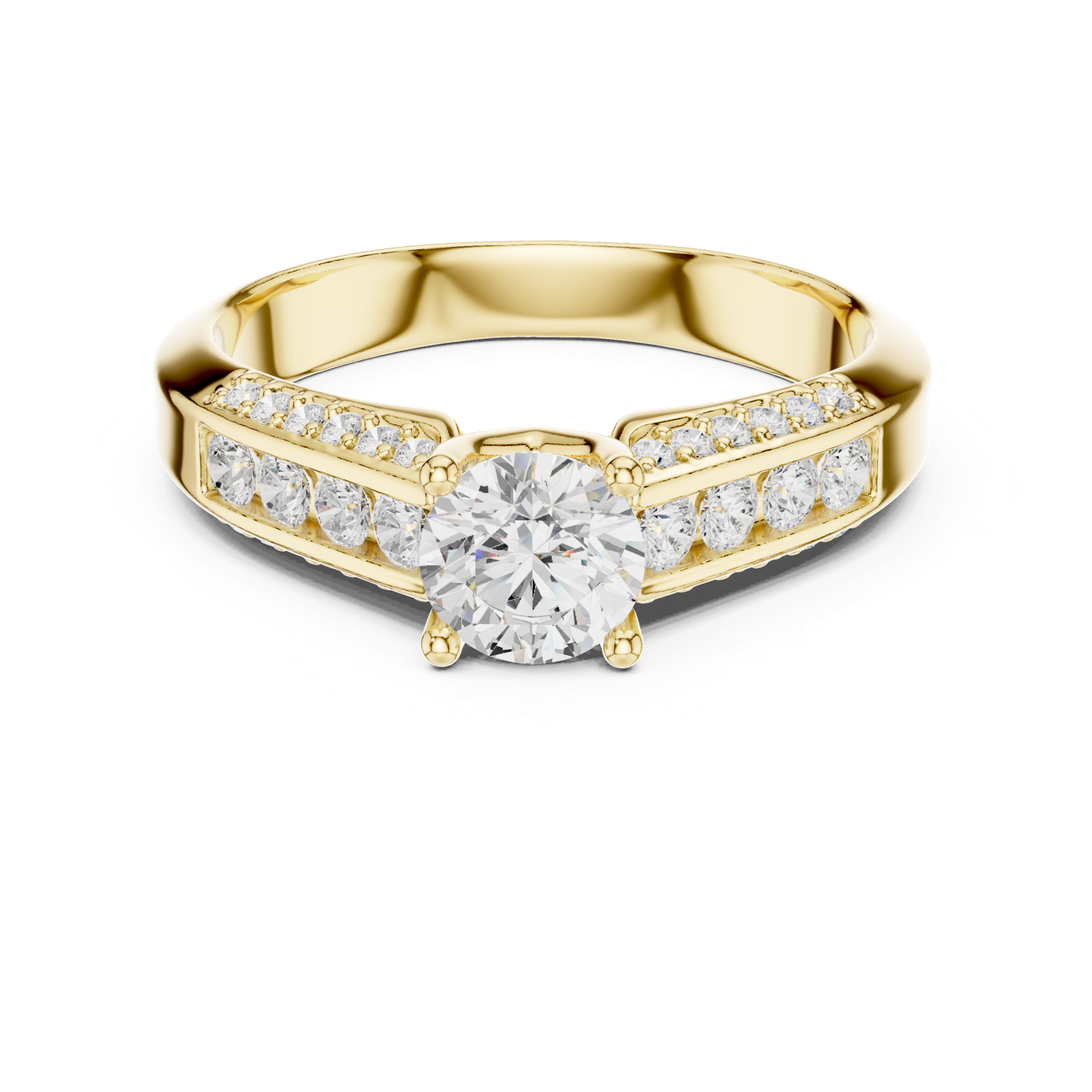 Gold Ring LR-0303, Yellow Gold