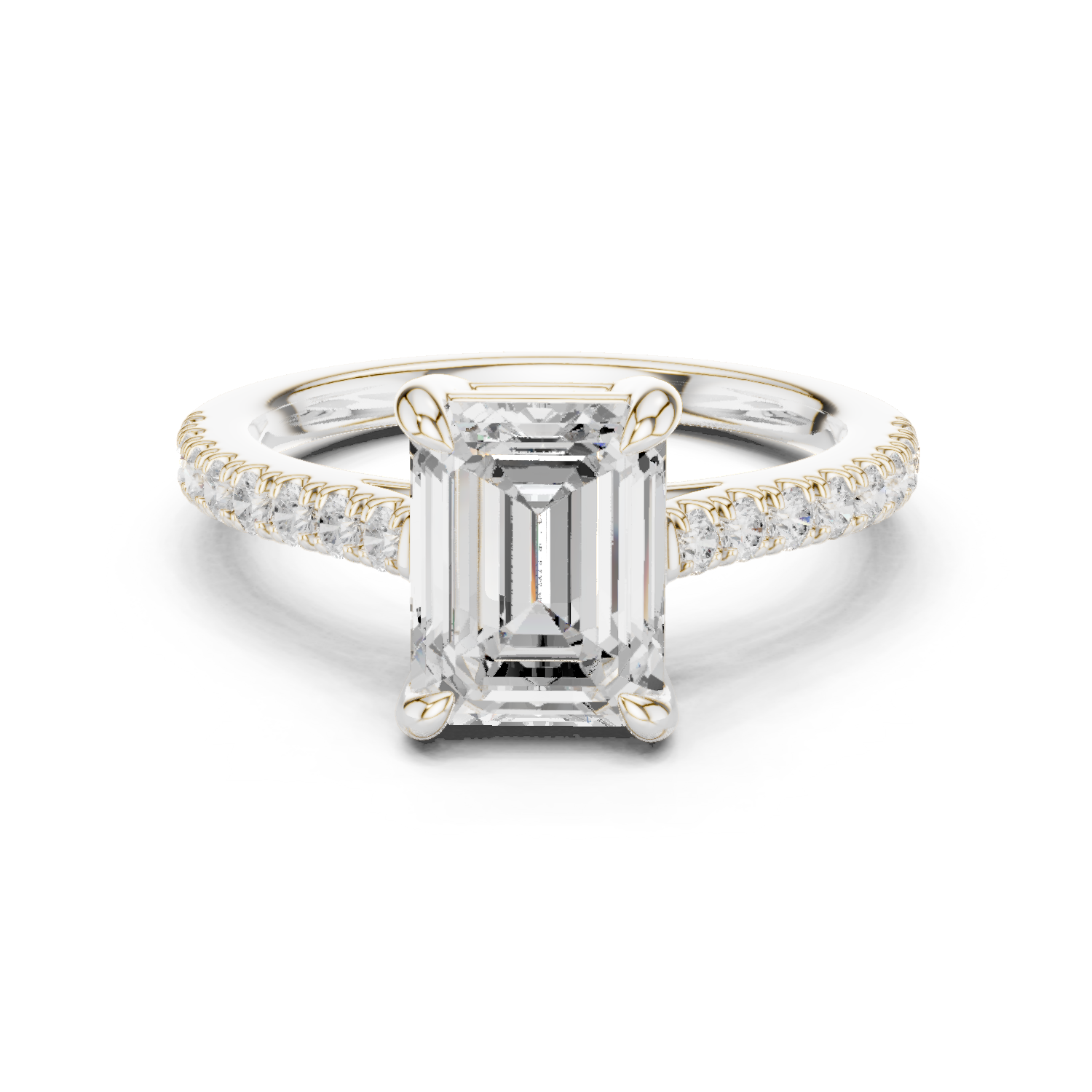 Gold Ring DDLR-876, White Gold