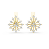 Gold Earrings L03-11, Yellow Gold
