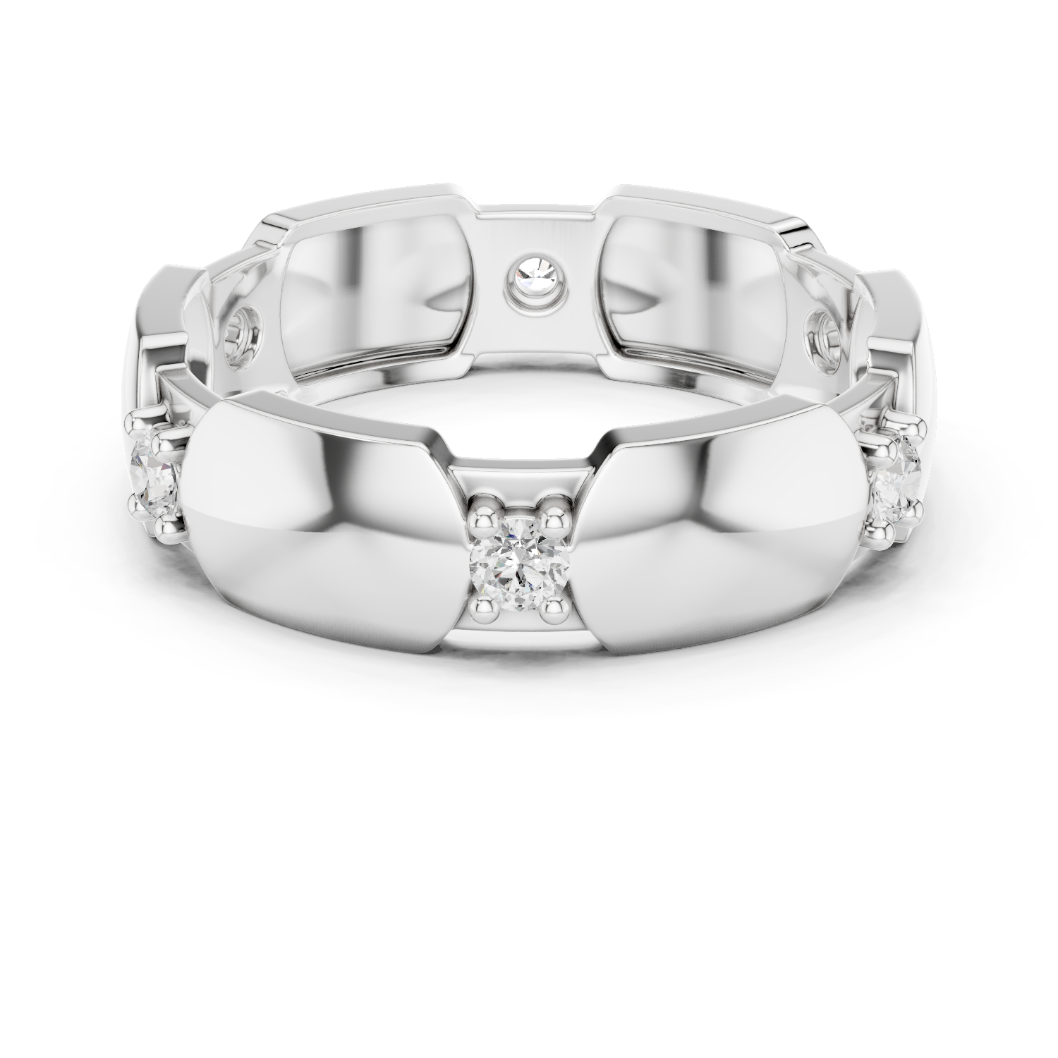 Gold Ring L22-R3, White Gold