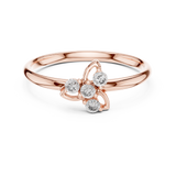 Gold Ring 1 (375), Rose Gold, view 4