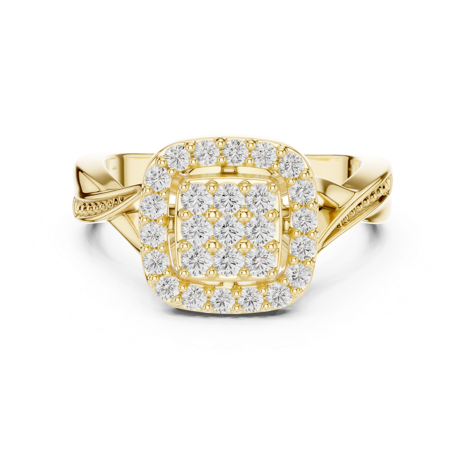 Gold Ring SBWR(13), Yellow Gold, view 4