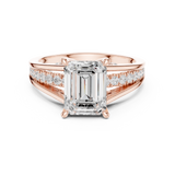 Gold Ring DDLR-253, Rose Gold, view 4