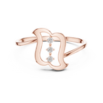 Gold Ring 1 (146), Rose Gold, view 4