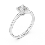 Gold Ring DDLR-799, White Gold, view 2