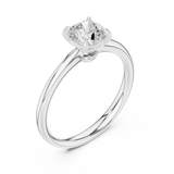 Gold Ring DDLR-799, White Gold, view 2