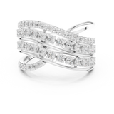 Gold Ring DDLR-820, White Gold, view 4