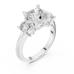 Gold Ring DDLR-900, White Gold, view 2
