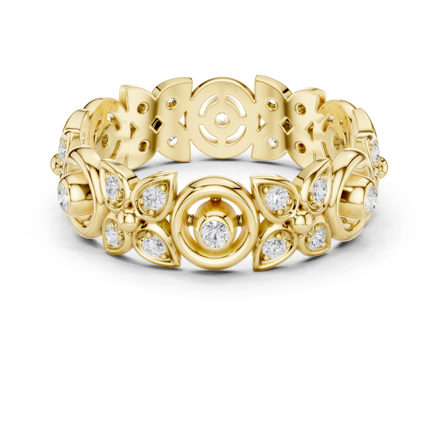Gold Ring R36, Yellow Gold