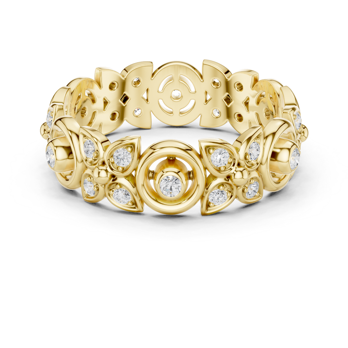 Gold Ring R36, Yellow Gold