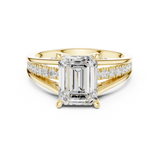 Gold Ring DDLR-253, Yellow Gold, view 4