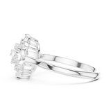 Gold Ring DDLR-786, White Gold, view 3