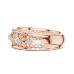 Gold Ring 12-10071@L, Rose Gold, view 3