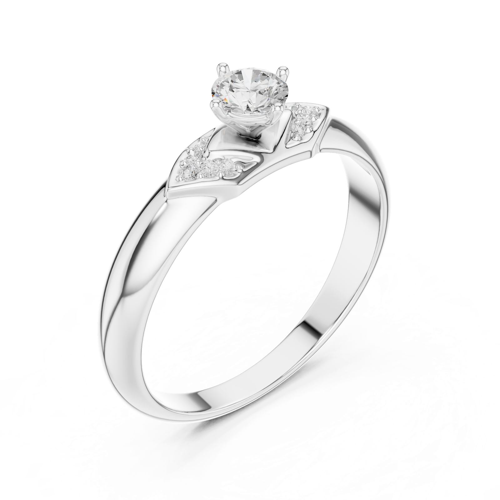 Gold Ring SBWR(12), White Gold, view 2