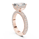 Gold Pendant 9-10036L_SS4, Rose Gold, view 1