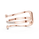 Gold Ring 1 (236), Rose Gold, view 3