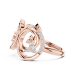 Gold Ring GHFTG, Rose Gold, view 3
