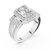 Gold Ring DDLR-266, White Gold, view 2