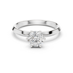Gold Ring DDLR-766, White Gold